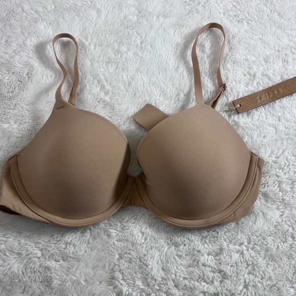 SKIMS Women's Fits Everybody T-Shirt Bra Clay BA-DEM-9221 Size 32C NWT - Picture 3 of 13